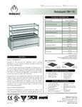 Mibrasa RM 115 Robatayaki Spec Sheet Mibrasa RM 115 Robatayaki Spec Sheet