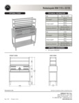 Mibrasa RM 115 Robatayaki Stand Spec Sheet