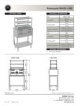 Mibrasa RM 80 Robatayaki Stand Spec Sheet Mibrasa RM 80 Robatayaki Stand Spec Sheet