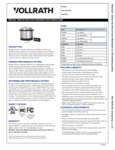 Vollrath Drop-In Warmer / Rethermalizer Specs