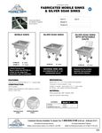 Mobile Sink Spec Sheet Mobile Sink Spec Sheet