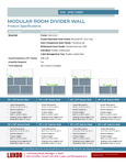MW spec sheet MW spec sheet