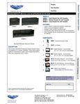 ModuServ Modular Dispenser System_Spec Sheet_Vollrath