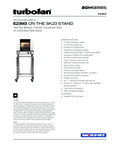 Moffat E23M3 Single Deck Half Size 3 Pan Convection Oven with Manual Controls Specsheet