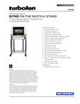 Moffat E27M3 Single Deck Full Size 3 Pan Convection Oven with Manual Controls Specsheet Moffat E27M3 Single Deck Full Size 3 Pan Convection Oven with Manual Controls Specsheet