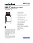 Moffat E28D4 Single Deck Full Size 4 Pan Convection Oven Digital Controls Specsheet