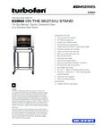 Moffat E28M4 Single Deck Full Size 4 Pan Convection Oven with Manual Controls Specsheet Moffat E28M4 Single Deck Full Size 4 Pan Convection Oven with Manual Controls Specsheet