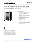 Moffat H10D-FS Full Size 10 Tray Electric Holding Cabinet Digital Controls Specsheet Moffat H10D-FS Full Size 10 Tray Electric Holding Cabinet Digital Controls Specsheet