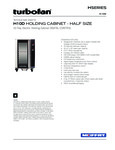 Moffat H10D Half Size 10 Tray Electric Holding Cabinet Digital Controls Specsheet Moffat H10D Half Size 10 Tray Electric Holding Cabinet Digital Controls Specsheet