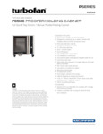 Moffat P85M8 full size 8 tray holding cabinet-proofer mechanical controls specsheet Moffat P85M8 full size 8 tray holding cabinet-proofer mechanical controls specsheet
