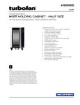 Moffat USH10T Half Size 10 Tray Holding Cabinet Touch Screen Controls Specsheet Moffat USH10T Half Size 10 Tray Holding Cabinet Touch Screen Controls Specsheet