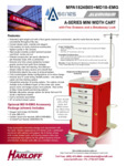 A-SERIES NARROW LIGHTWEIGHT BREAKAWAY CRASH CART WITH MD18-EMG ACCESSORIES PACKAGE spec sheet A-SERIES NARROW LIGHTWEIGHT BREAKAWAY CRASH CART WITH MD18-EMG ACCESSORIES PACKAGE spec sheet