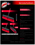 Multi-Surface Push Brooms Libman Commercial 