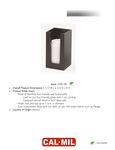 21129896 Cal-Mil Holder 21129896 Cal-Mil Holder