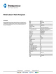 ND-1W Spec Sheet ND-1W Spec Sheet