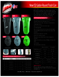 NEW 32 Gallon Trash Cans Libman Commercial NEW 32 Gallon Trash Cans Libman Commercial