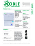 Noble Warewashing Specsheet Noble Warewashing Specsheet