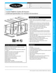 Norlake Fineline Custom Walk-Ins Spec Sheet