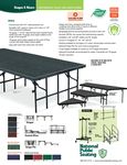 National Public Seating Stages Spec Sheet