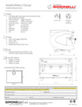 Nuova Simonelli Aurelia Wave 2 Group Espresso Machine Specsheet Nuova Simonelli Aurelia Wave 2 Group Espresso Machine Specsheet
