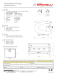 Nuova Simonelli Aurelia Wave 3 Group Espresso Machine Specsheet Nuova Simonelli Aurelia Wave 3 Group Espresso Machine Specsheet