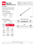 Oatey Toilet Supply Lines Spec Sheet
