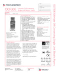 OCF30 Electric Specification Sheet