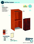 Oklahoma Sound 222 Full Floor Lectern Specsheet