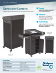 Oklahoma Sound Specsheet Greystone Lectern