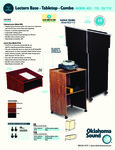 Oklahoma Sound Specsheet Combo Lectern Oklahoma Sound Specsheet Combo Lectern