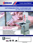 Omcan 45978 Band Saw