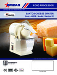 Omcan Santos Grater Specsheet