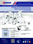 Omcan Swivel Casters with BRake