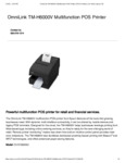 Epson TM H6000V Specs Epson TM H6000V Specs