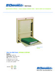 Omnimed 291569 Wall Desk Spec Sheet