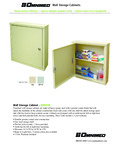 Omnimed 291610 Wall Storage Spec Sheet Omnimed 291610 Wall Storage Spec Sheet