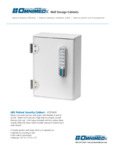 Omnimed 291640 Wall Storage Spec Sheet Omnimed 291640 Wall Storage Spec Sheet