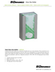 Omnimed 305310 Glov Box Single Aluminum Spec Sheet