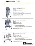 Omnimed Wheeled Chart Carriers Spec Sheet