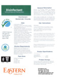Disinfectant Technical Data Sheet