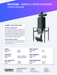 Giesen Coffee Destoner Specsheet Giesen Coffee Destoner Specsheet