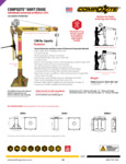 OZ Compozite Davit Crane Specsheet OZ Compozite Davit Crane Specsheet