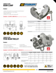 OZ Stainless Steel Beam Clamp Specsheet OZ Stainless Steel Beam Clamp Specsheet