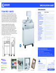Ozark River Titan Pro 1 White Spec Sheet