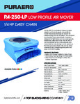 Ecor Pro PA-250-LP Spec Sheet Ecor Pro PA-250-LP Spec Sheet