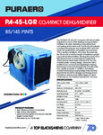 Ecor Pro PA-45-LGR Spec Sheet Ecor Pro PA-45-LGR Spec Sheet