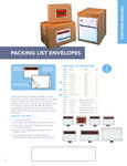Packing List Envelopes Sell Sheet