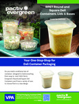 PACTIV RECYCLED PET DELI CONTAINERS/LIDS PACTIV RECYCLED PET DELI CONTAINERS/LIDS