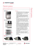 Merrychef Panini Press Spec Sheet_English Merrychef Panini Press Spec Sheet_English