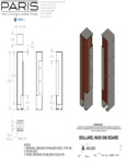 Paris Site Furnishings Square Wood Bollard Spec Sheet